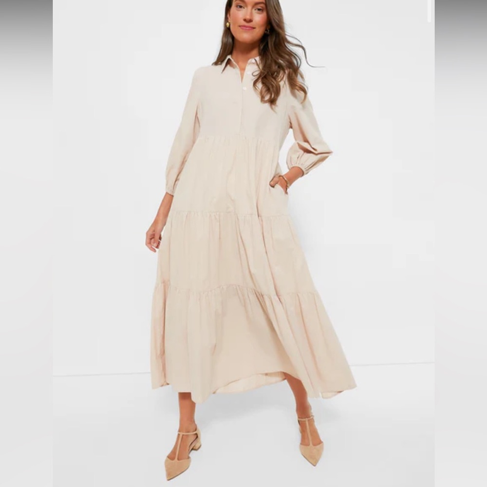 POMANDER PLACE
Sandstone Cotton Mabel Maxi Dress
$148 nwot party Tuckernuck